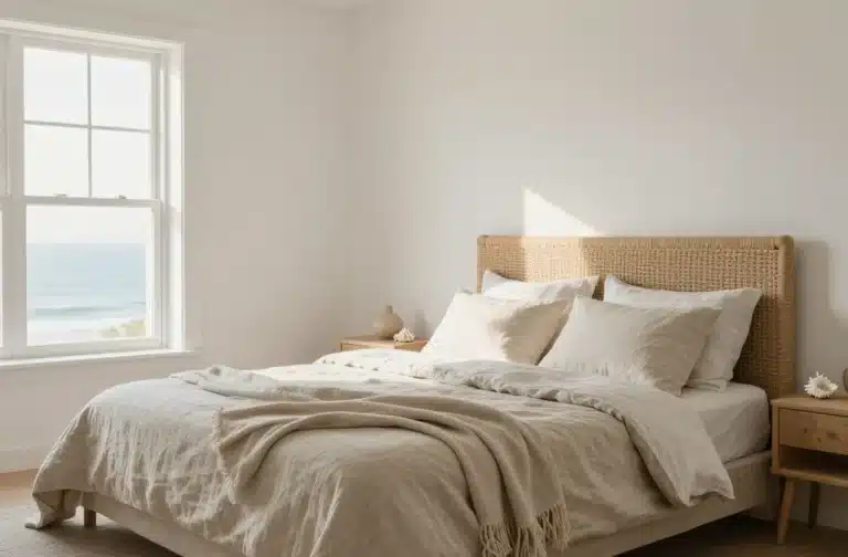 13 Coastal Grandmother Bedroom Ideas (Elegant) for Calm Coastal Aesthetics