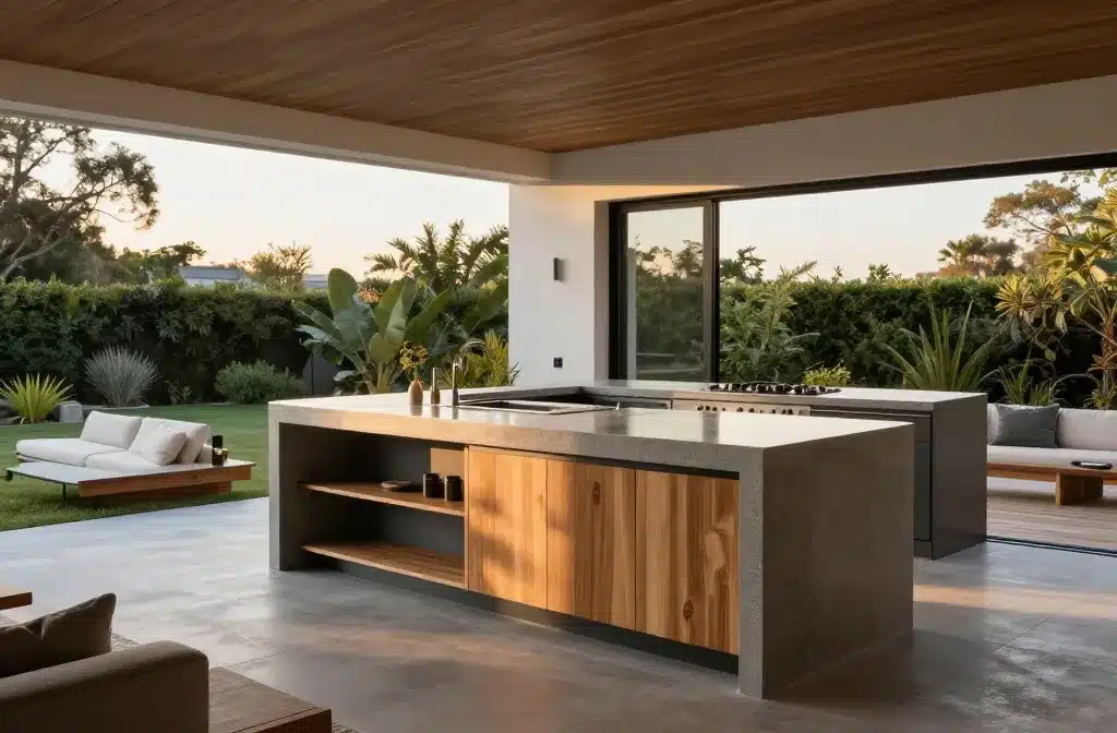 12 Modern Outdoor Kitchen Ideas (Clean & Stylish) That Wow